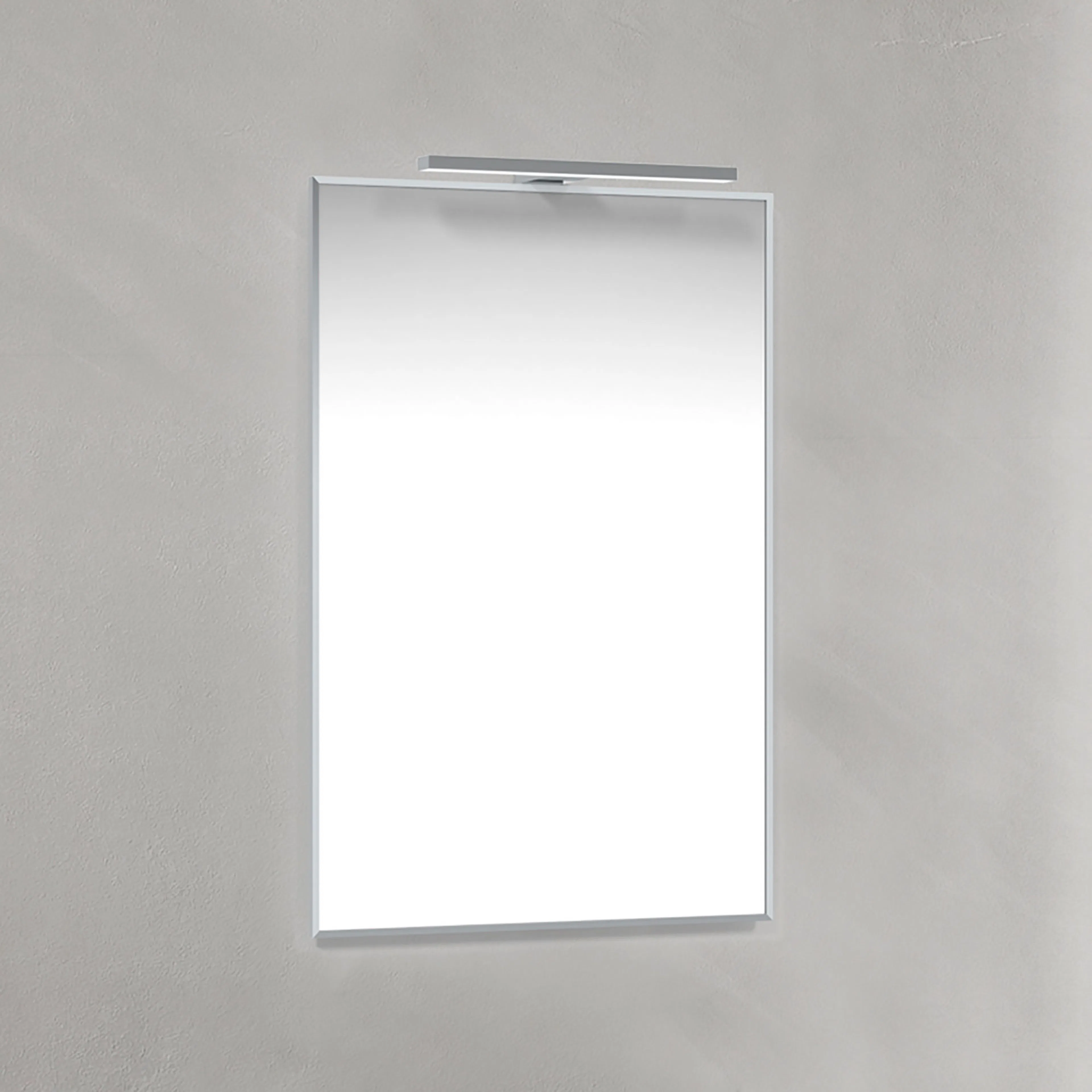 Spegel 45x70  Kr-Ram T-LED Bredd: 450 mm, Krom