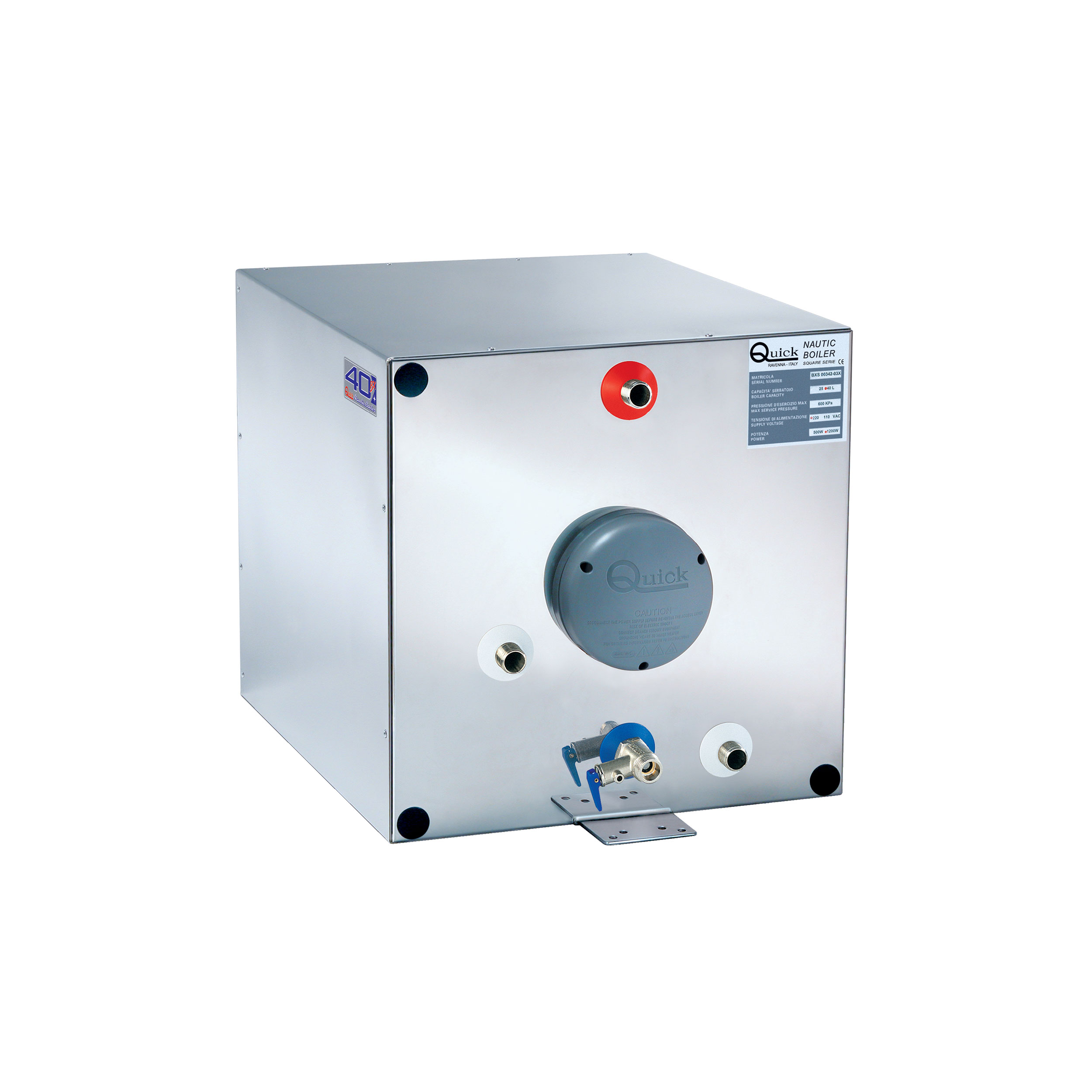 Varmvattenberedare Quick Rektangulär 40 L