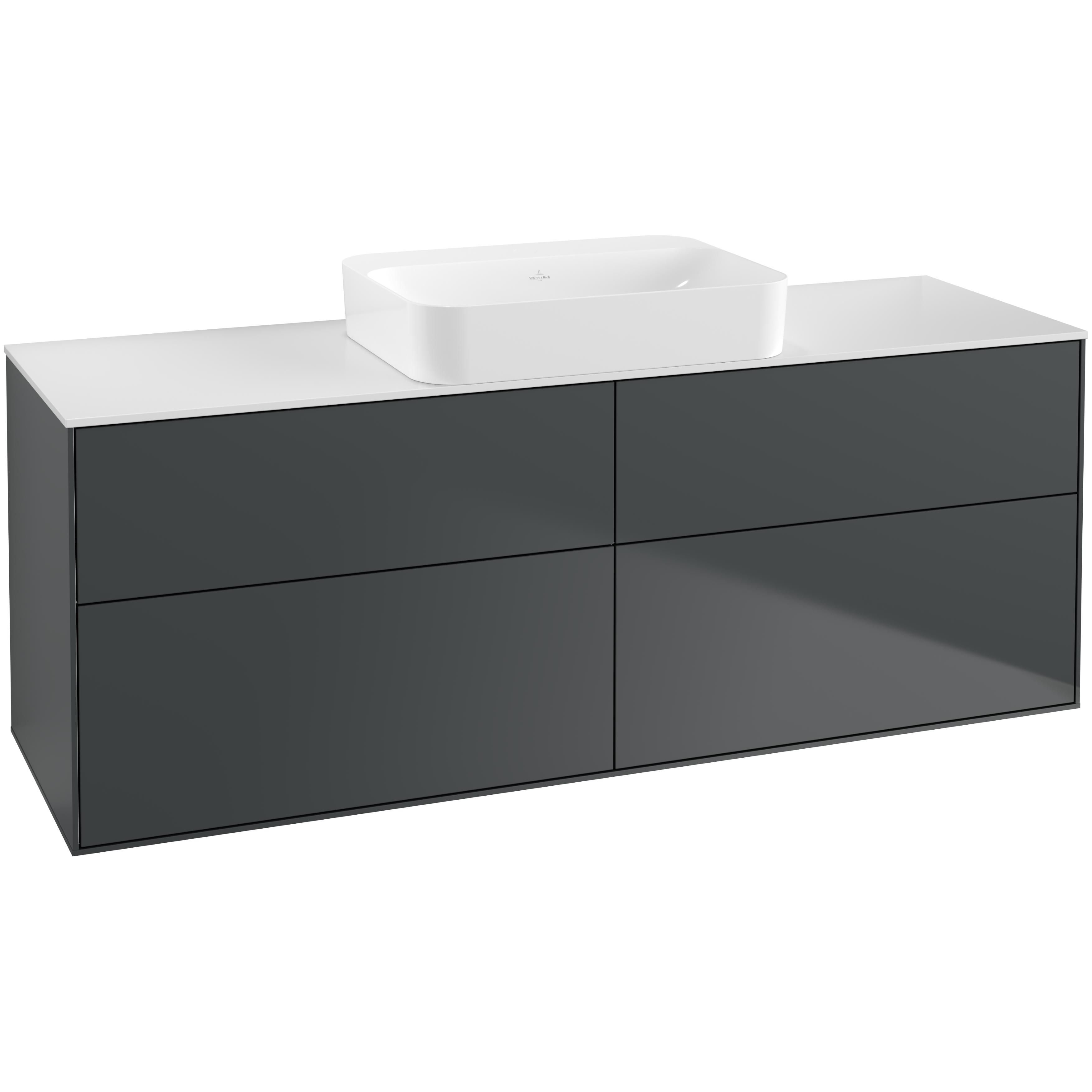 Tvättställsskåp Villeroy & Boch Finion med 4 Lådor och Bänkskiva för Fristående Tvättställ