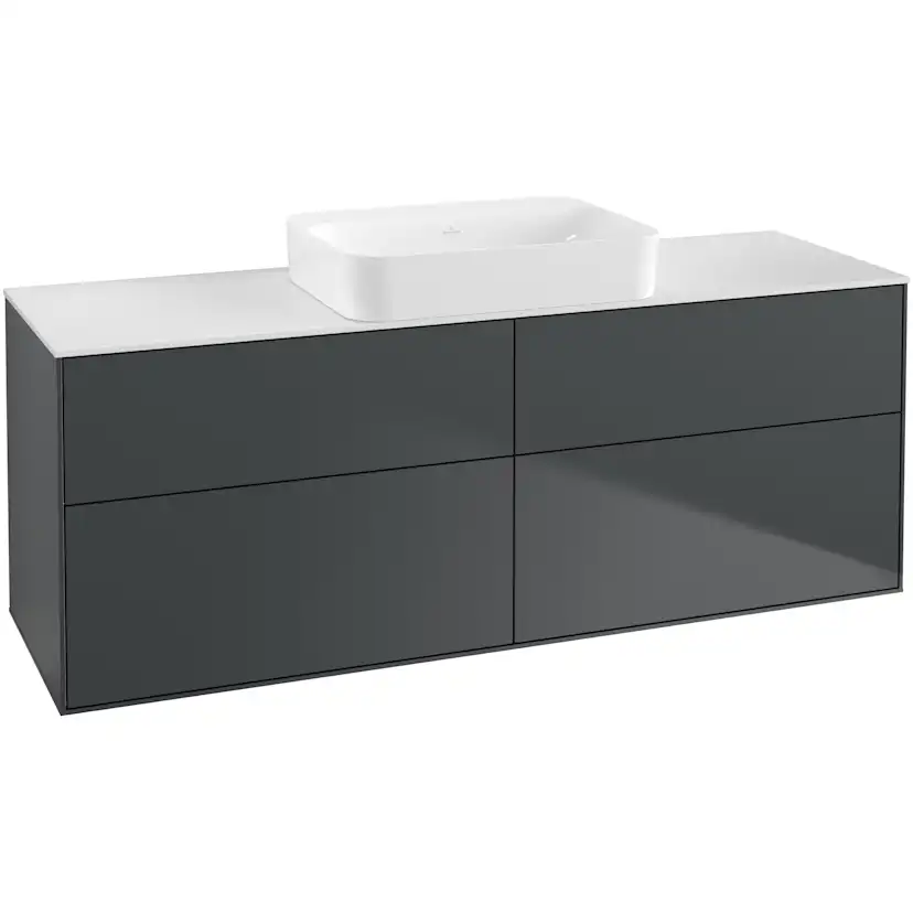 Tvättställsskåp Villeroy & Boch Finion med 4 Lådor och Bänkskiva för Fristående Tvättställ