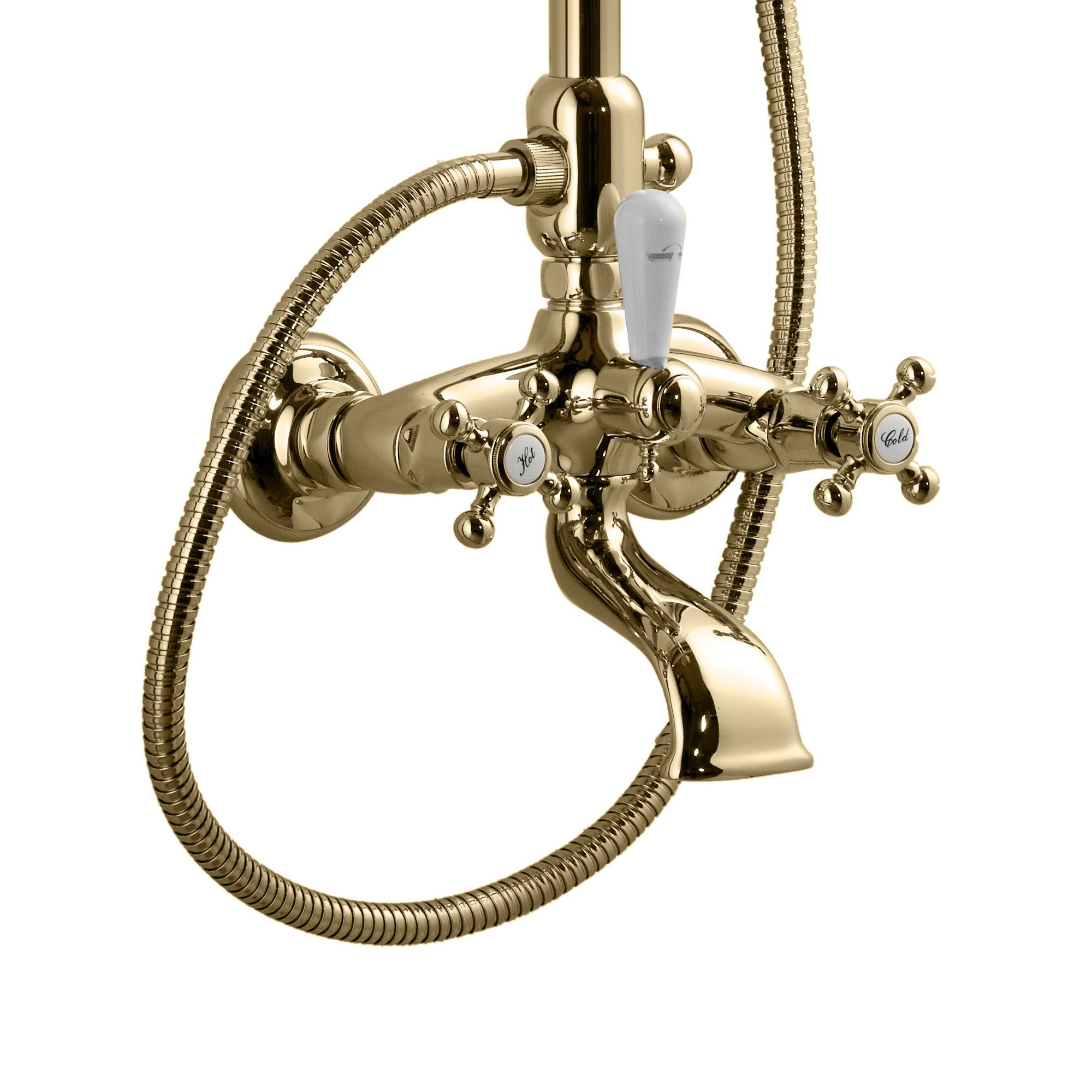 Takduschset Tapwell Classic XCOL022-150 med Badkarsblandare