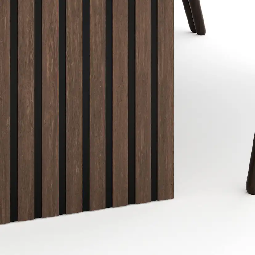 Matgrupp Bark Richeto Rektangulärt Matbord 240 cm med 6 Cytie Karmstol