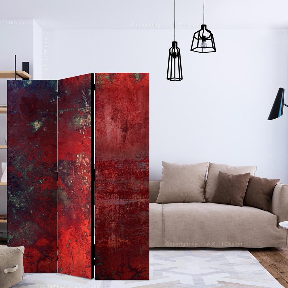 Rumsavdelare Skärmvägg Arkiio Red Concrete 135x172 cm