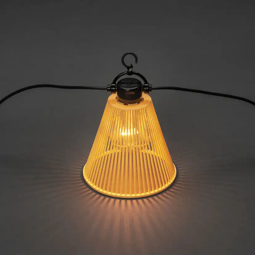 Startset E27 10 amber LED Svart/Gul