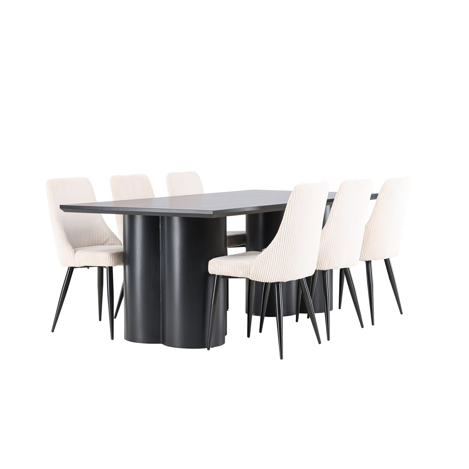 Matgrupp Venture Home Olivia 210 med 6 st Leone Stolar