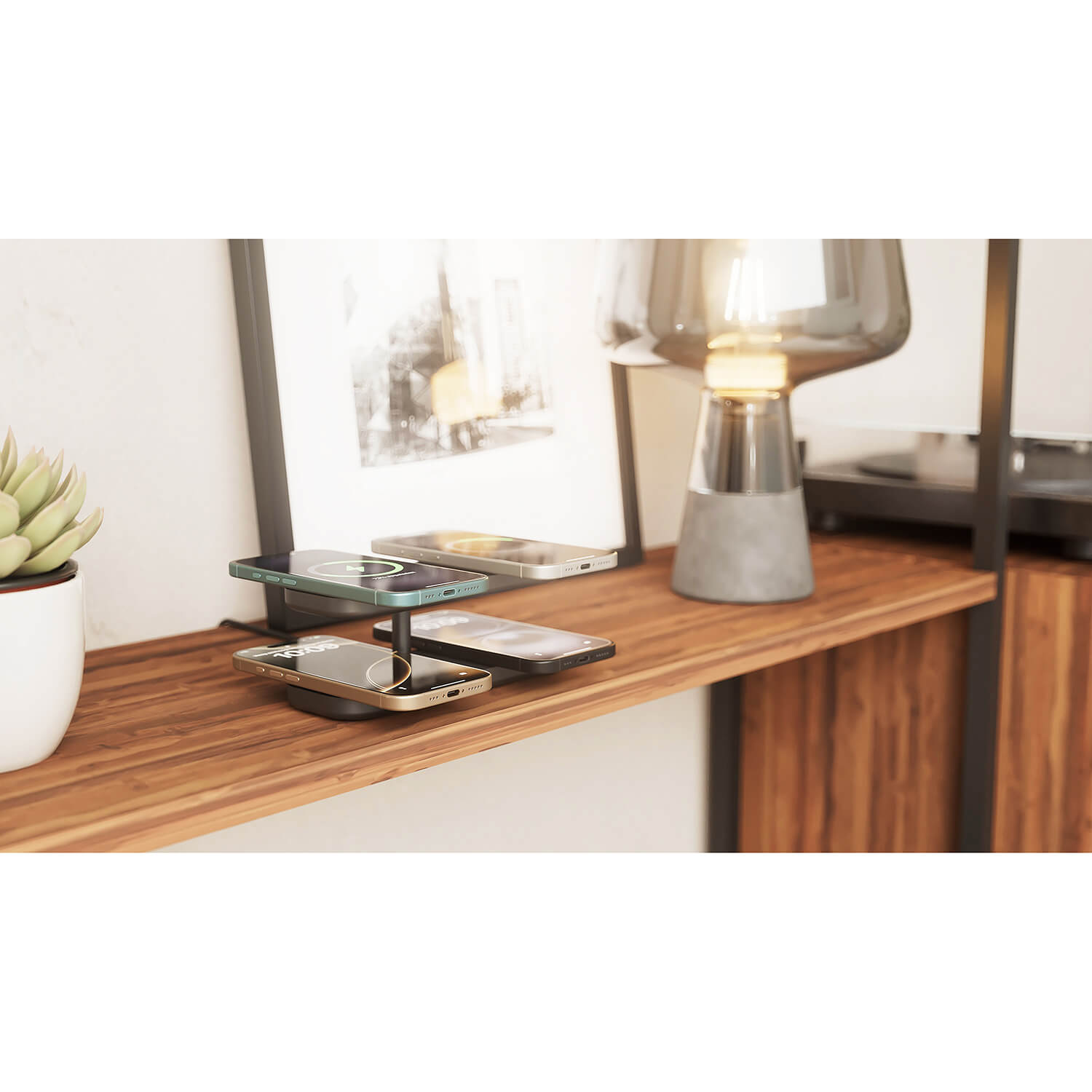 Trådlös Laddare ZENS Quattro Pro 4 Qi2