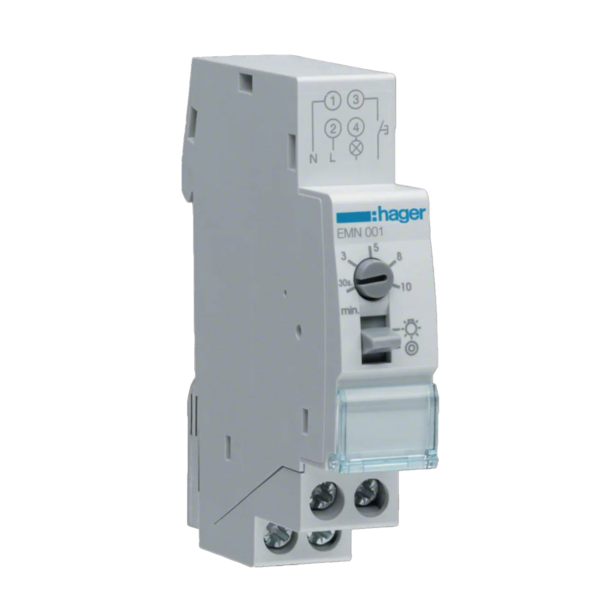 Trappautomat Hager 1 Slutande Kontakt 16 A AC1 230 V AC Ljudlös Drift