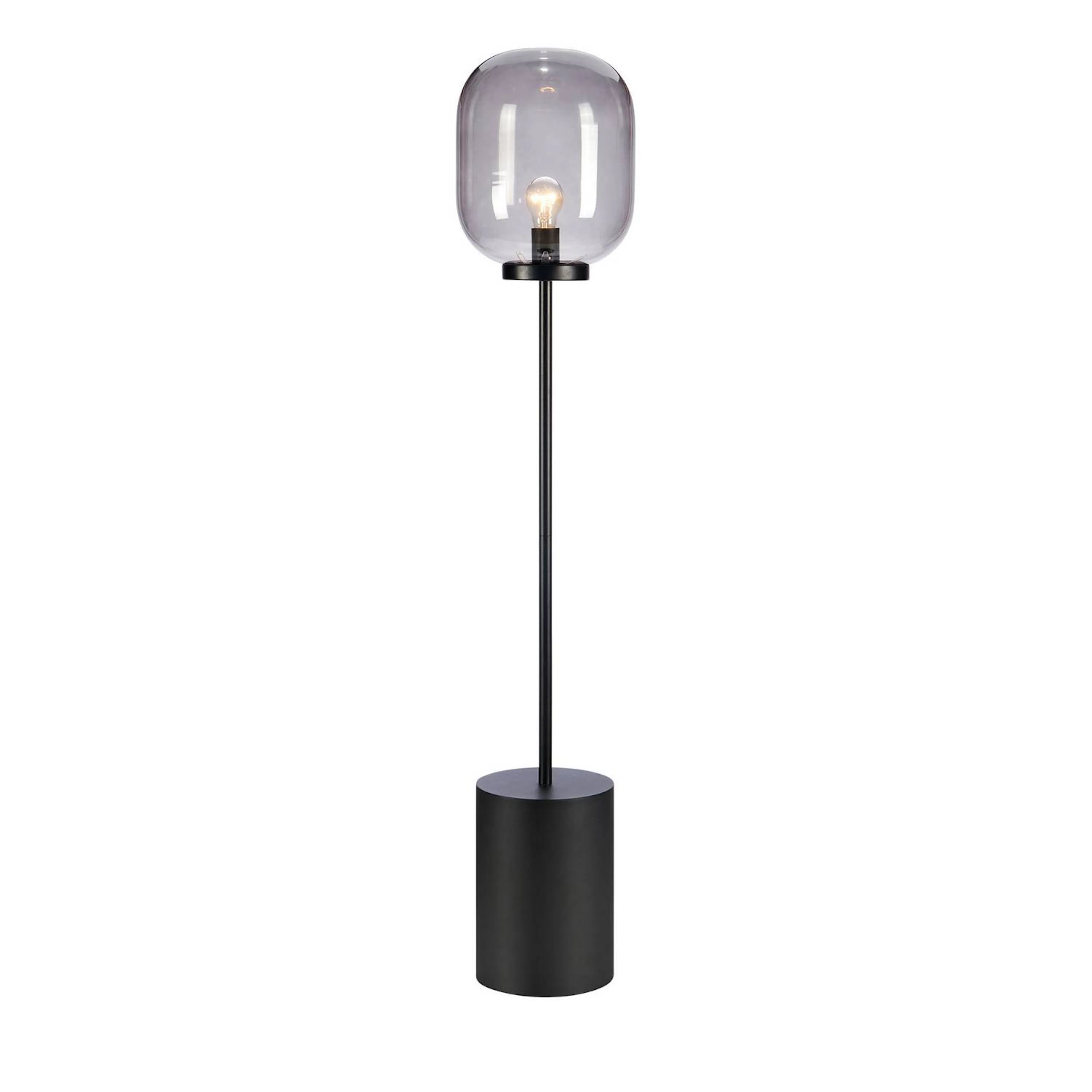 Golvlampa Markslöjd Brooklyn 1L Svart/Rökfärgad