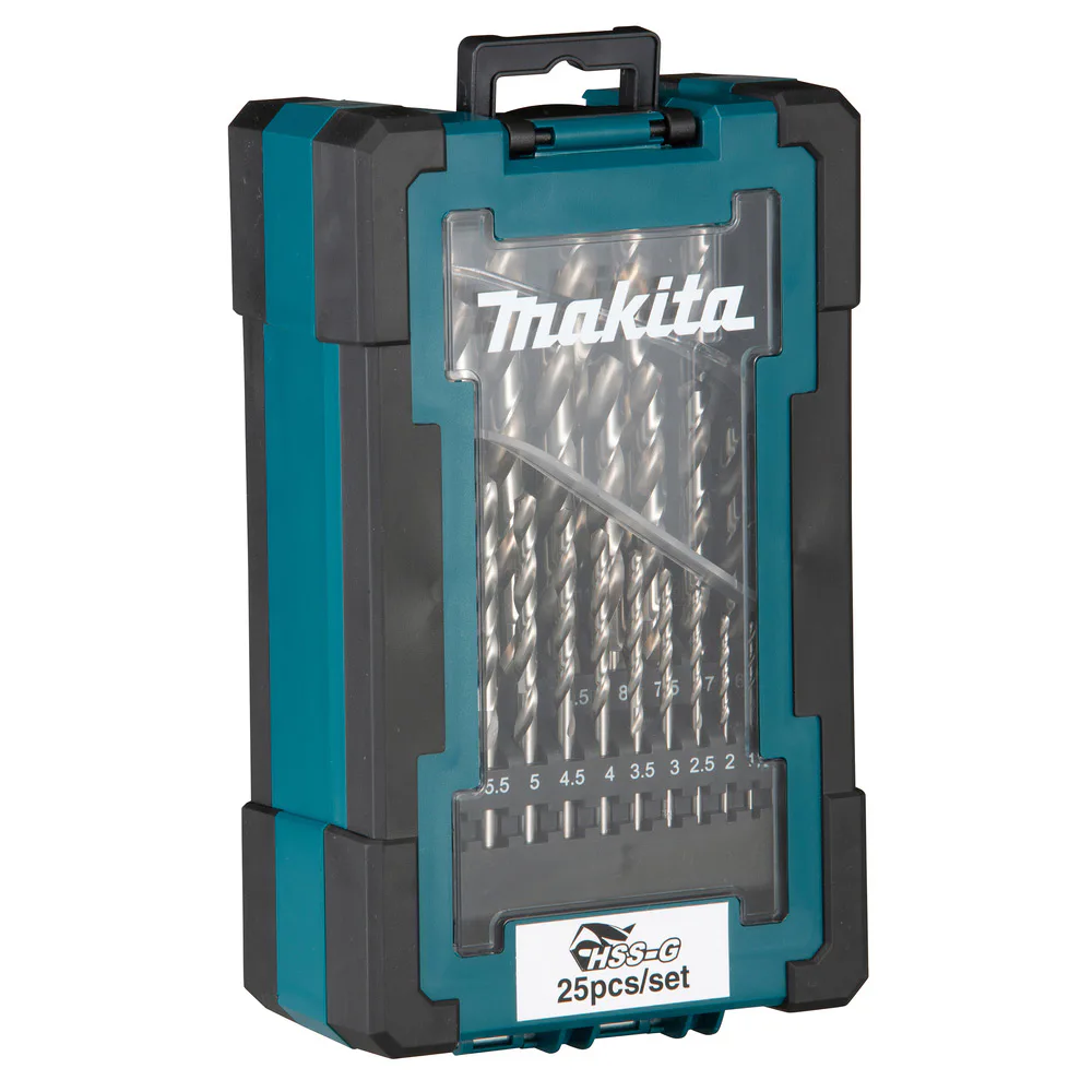 Metallborrsats Makita D-67555 25 delar