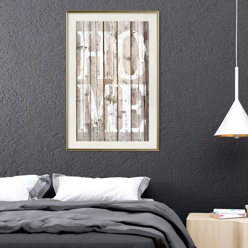 Poster Artgeist Affisch Retro Home