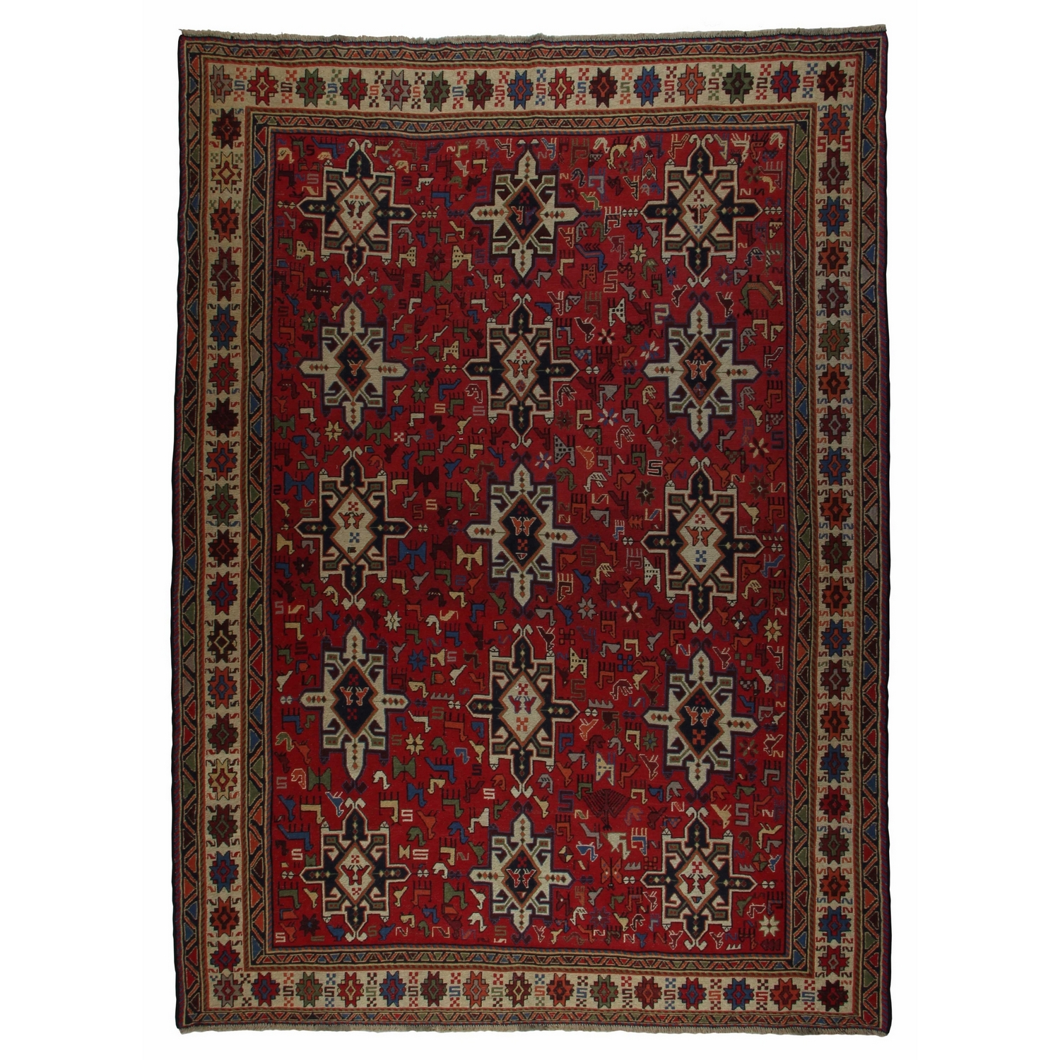 Persisk Matta Arkiio Varni Azerbajdzjan Kelim 211x292