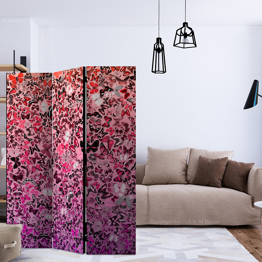 Rumsavdelare Skärmvägg Arkiio Language Of Butterflies 135x172 cm