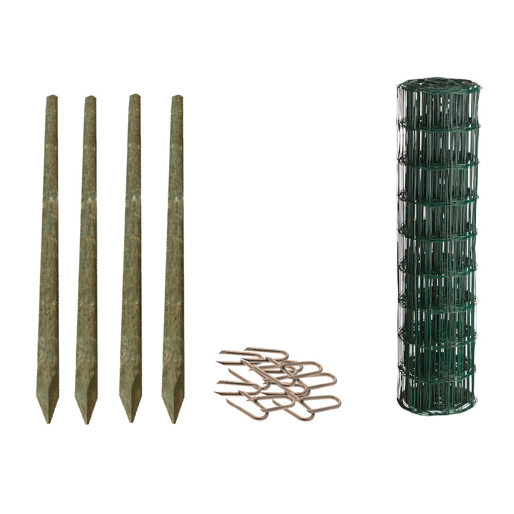 Villastängsel HORTUS Grön Lyx Komplett Set