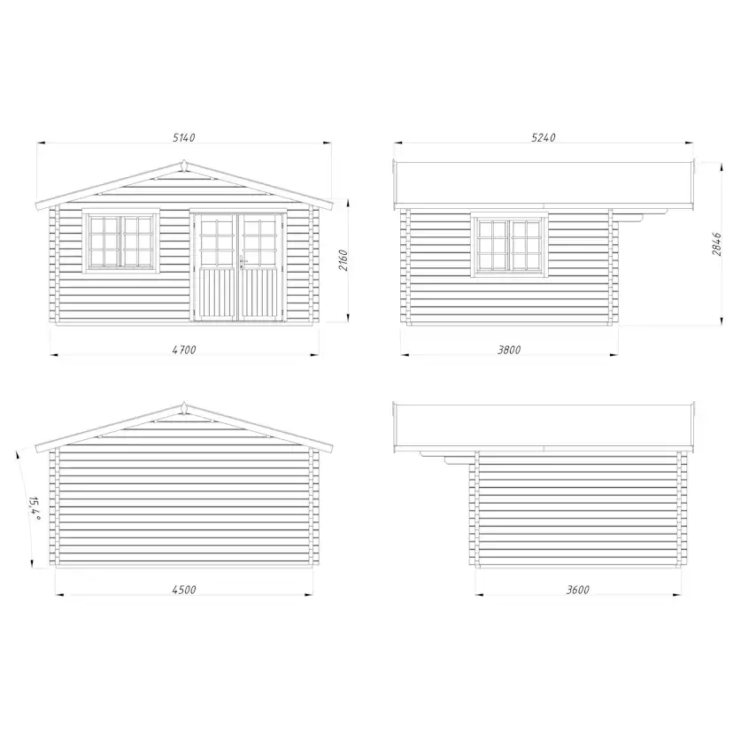 Helena 16,2 m2 (inv. 15,1 m2) Obehandlad