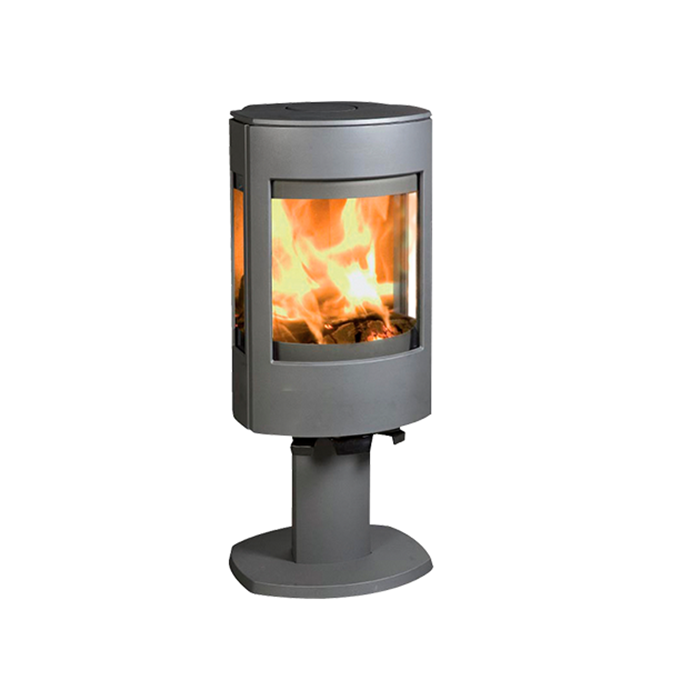 Vedkamin på Pelare Dovre Astro 4 Svart - Modern Braskamin