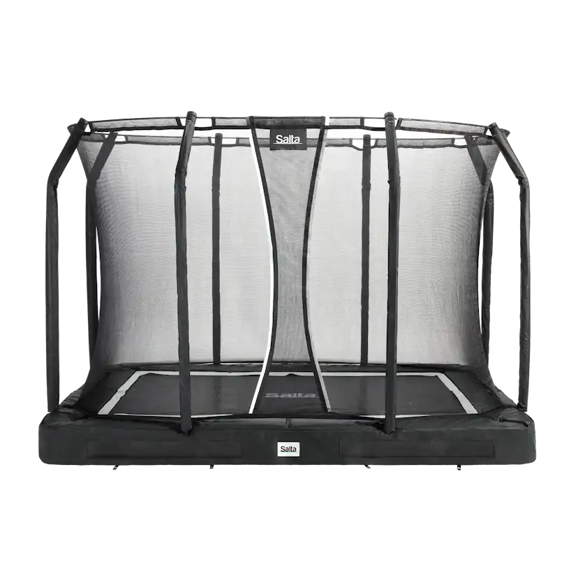 Studsmatta Salta Premium Ground inkl. säkerhetsnät 305x214 cm