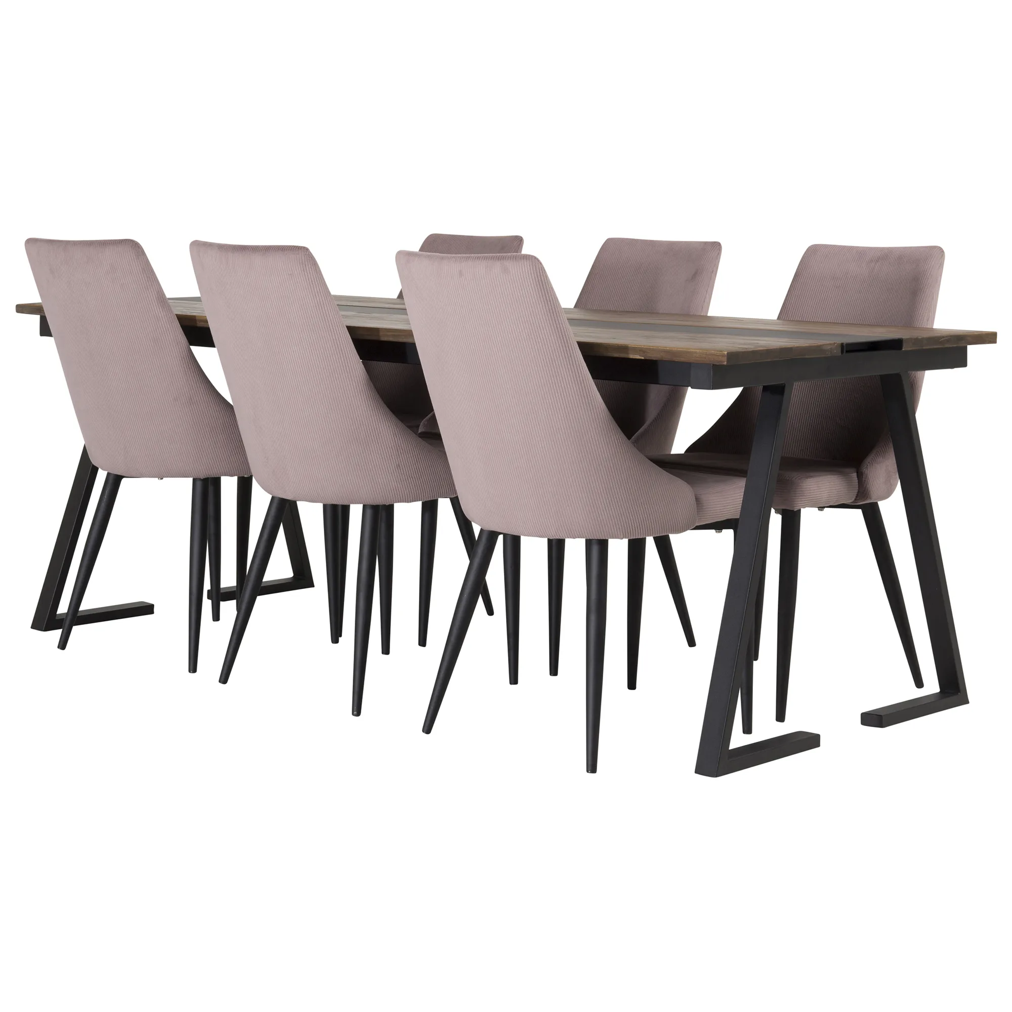 Teak/Rosa