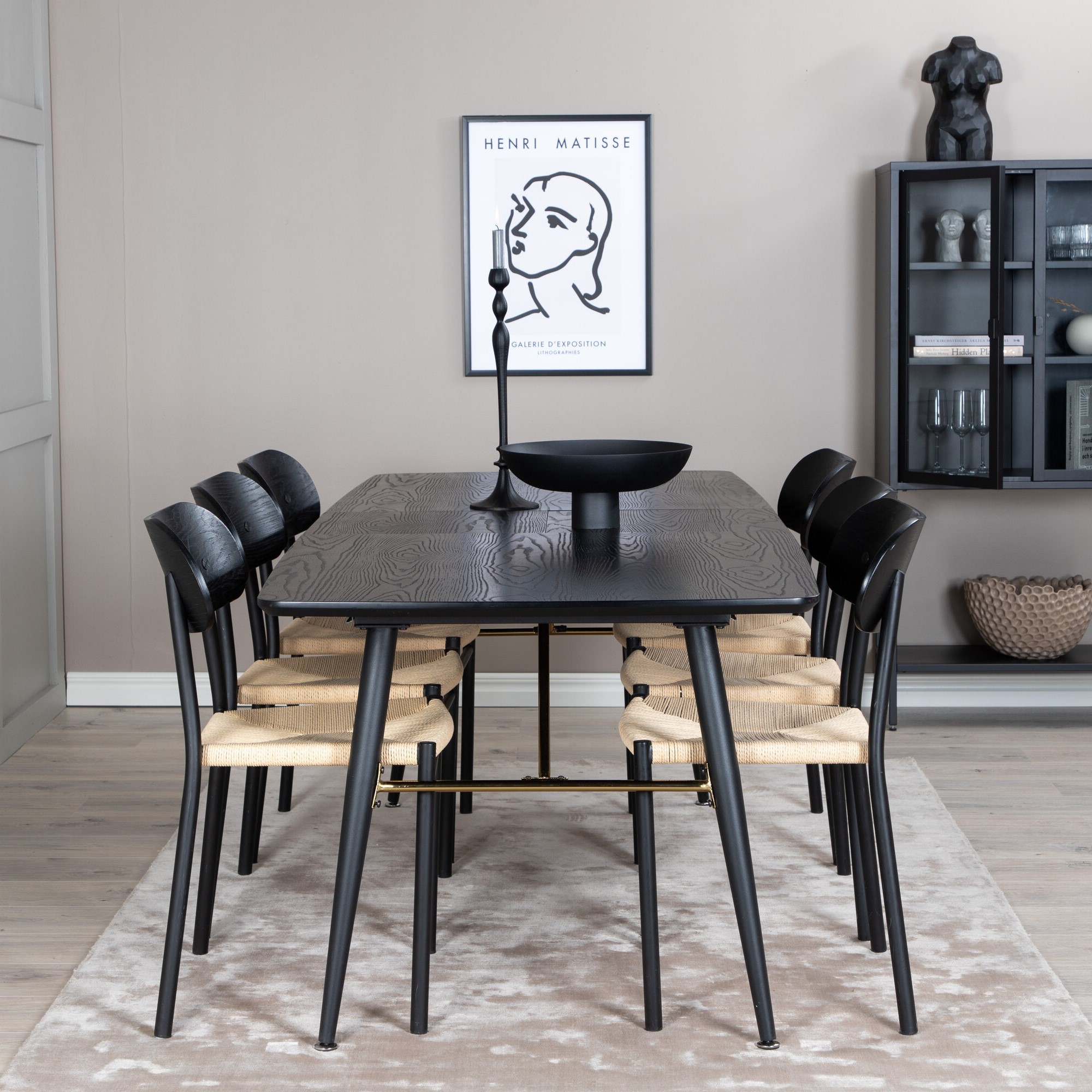Matgrupp Venture Home Gold med 6st Polly Stolar