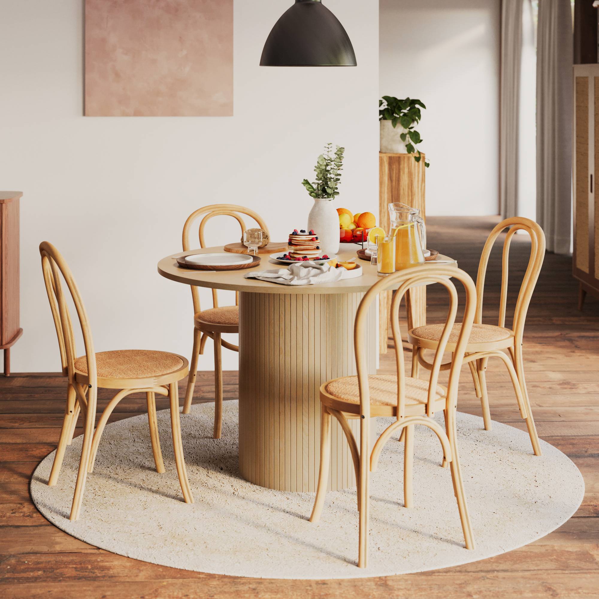 Porto Alegre Side Table - Black / Black Svart