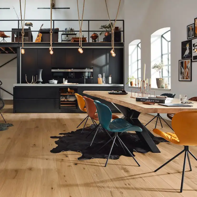 Parkettgolv MeisterParquet. longlife PD 400 Authentic greige oak 09029