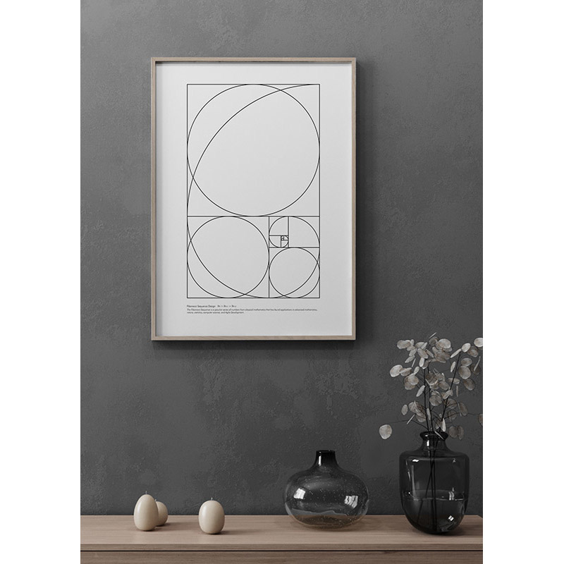 Poster Gallerix The Fibonacci Sequence