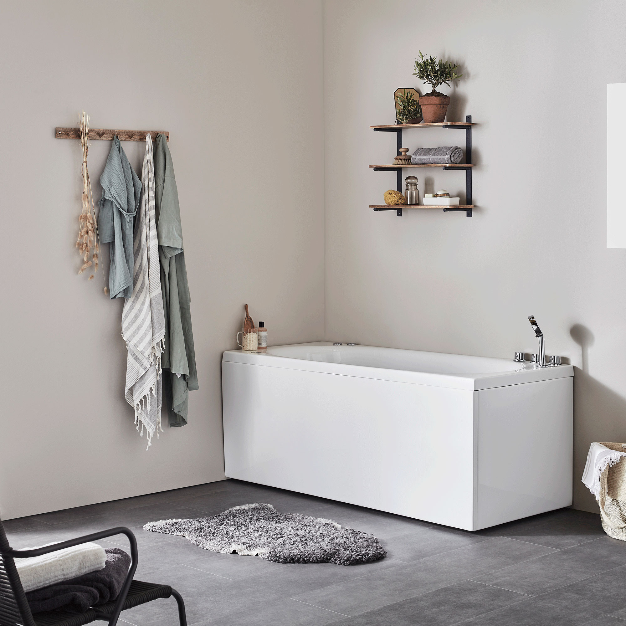 Bubbelbadkar Noro Relounge 150 inkl. blandare