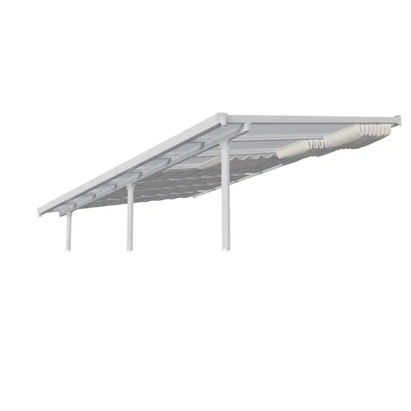 Persienn Canopia by Palram Skuggkit Vit Till Pergola 3 x 9,15 m