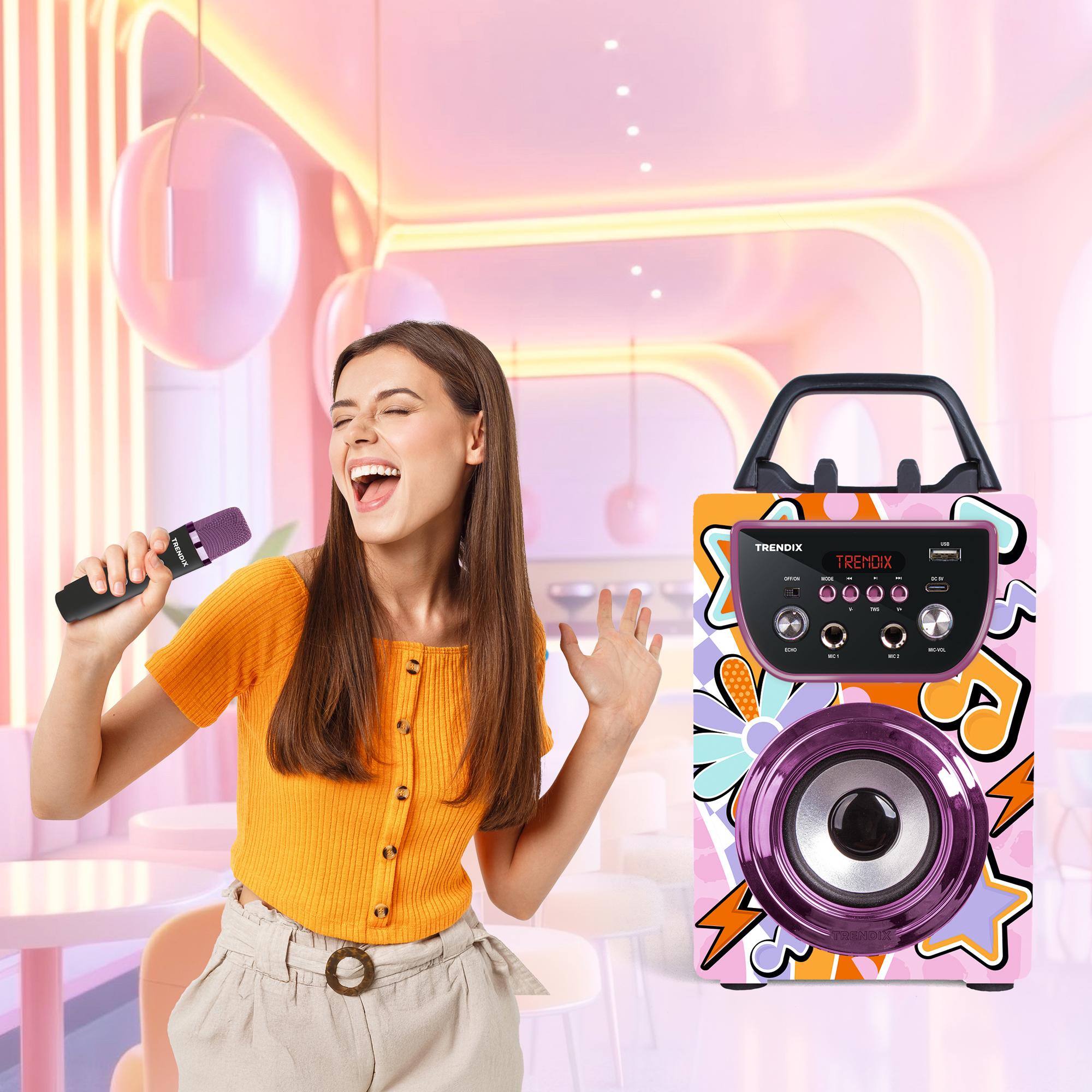Karaokemaskin Trendix Karaoke Magic Melody Wired
