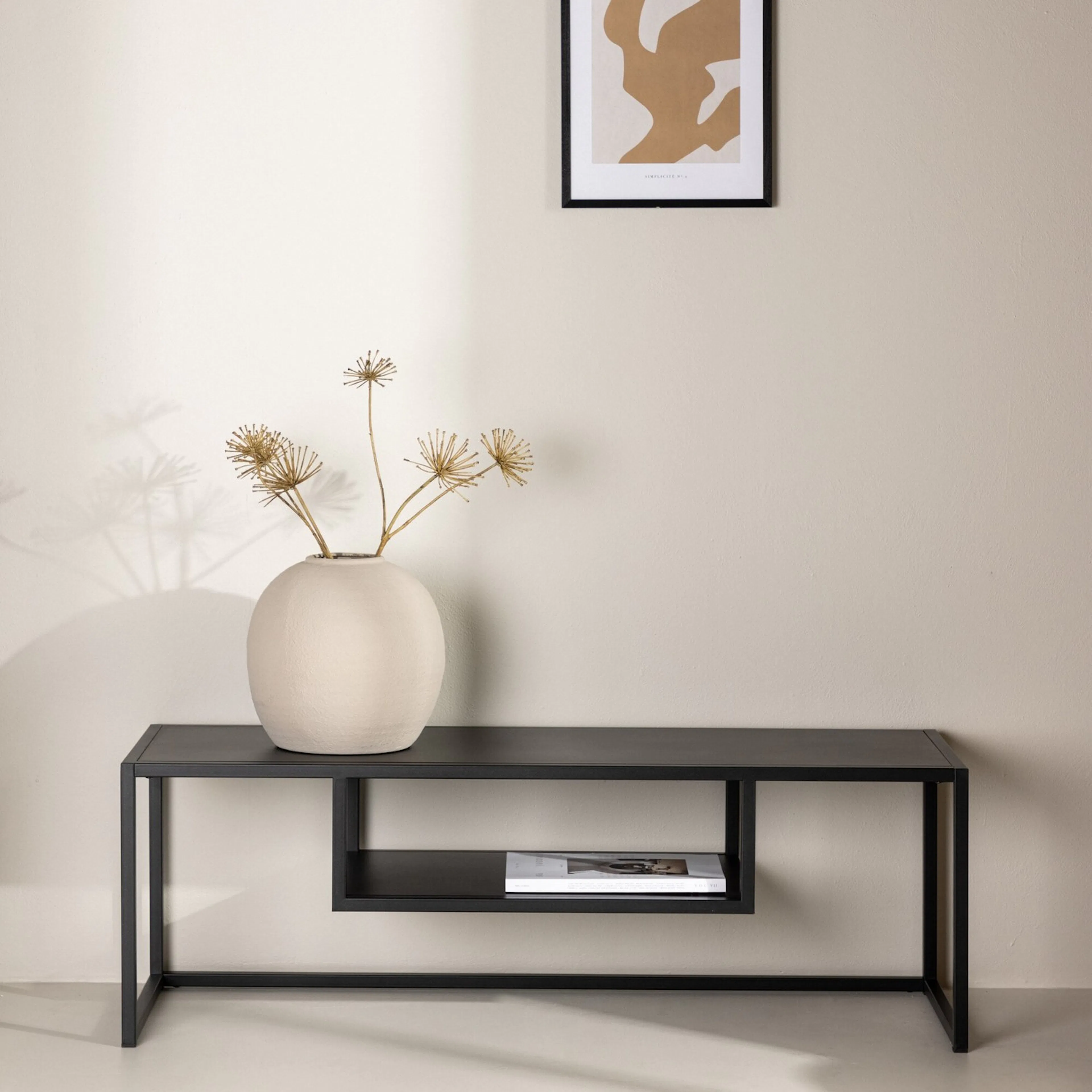 Riverside TV-Stand - Black / Black Svart