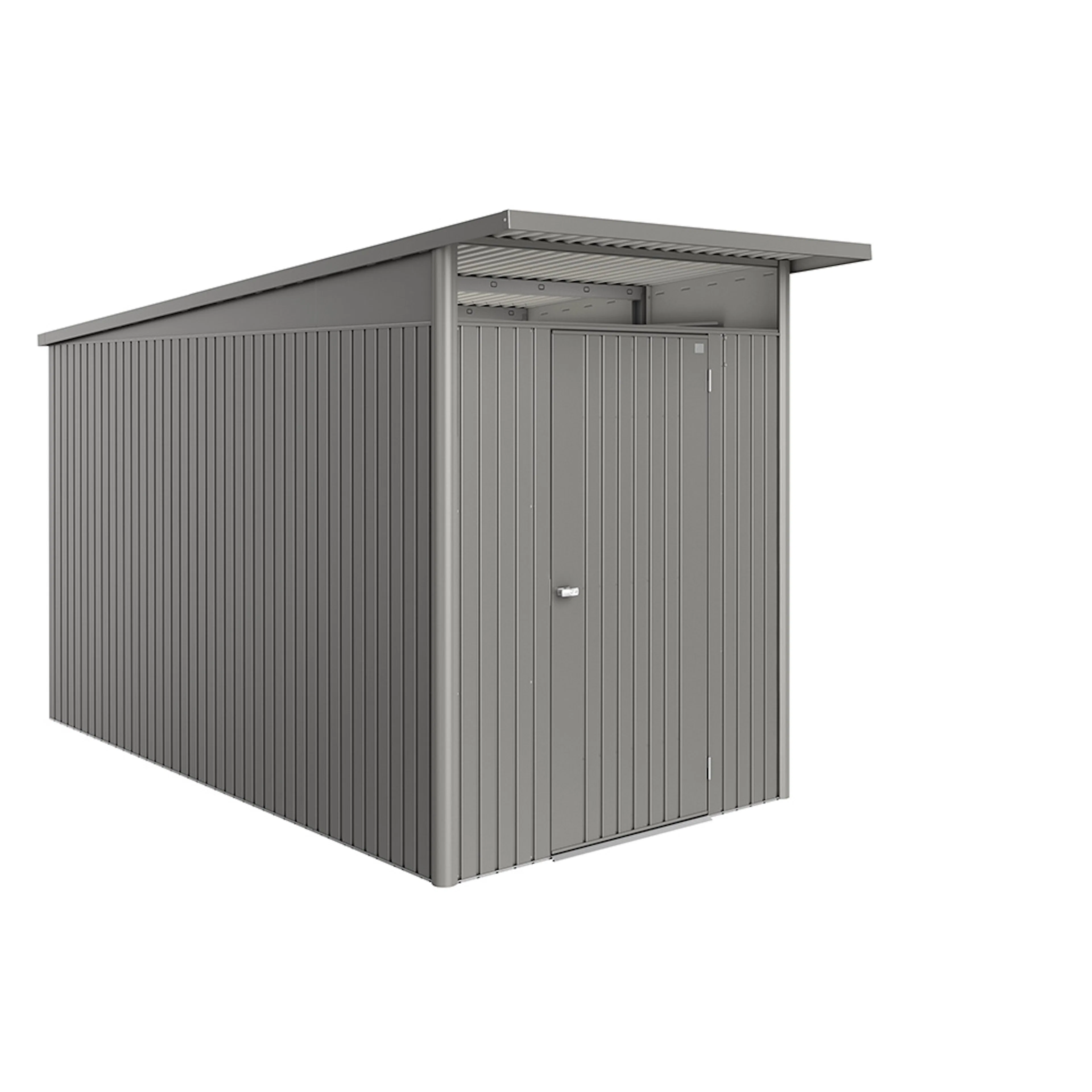 Redskapsbod Biohort Avantgarde Eco A4 Metallic Kvartsgrå Standarddörr