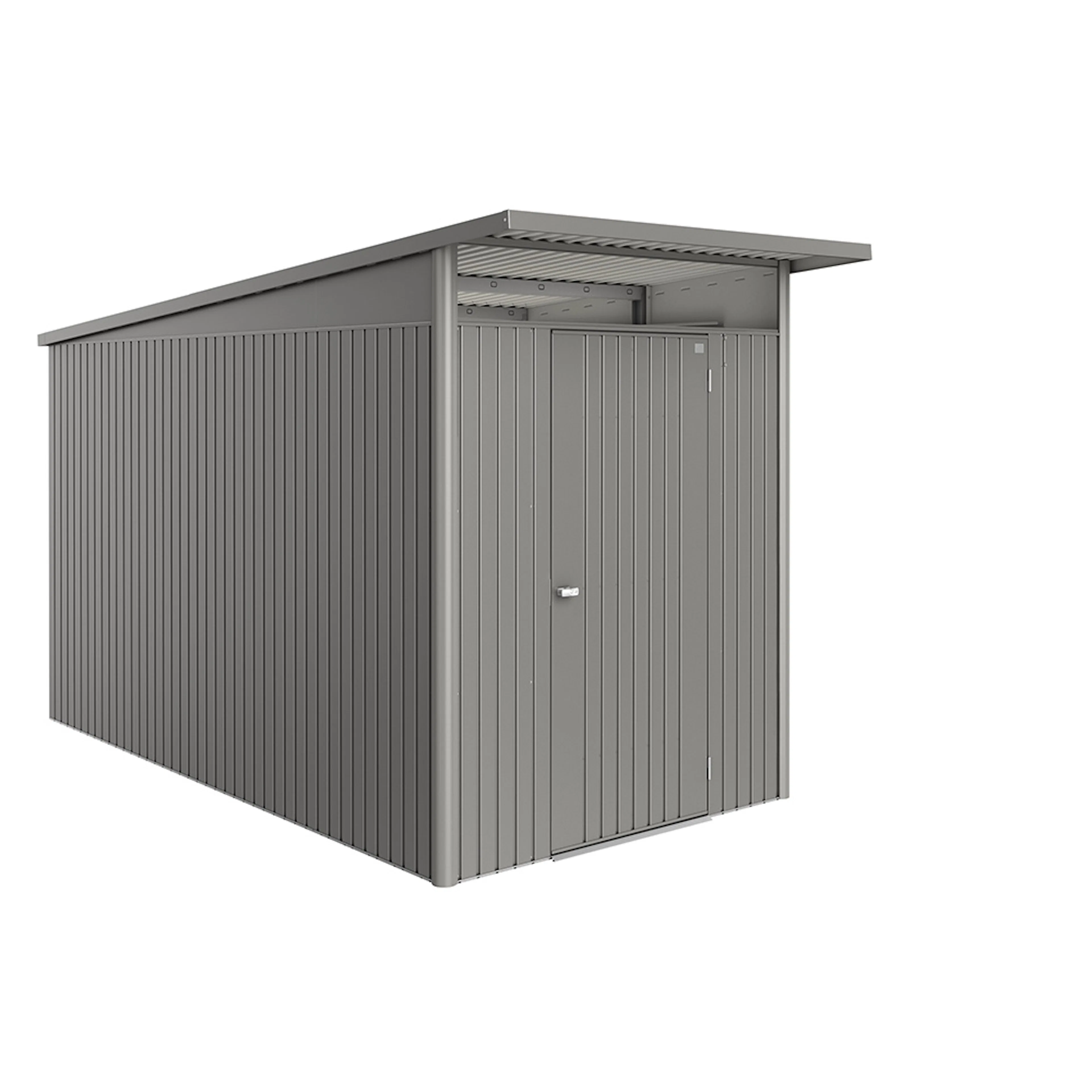Redskapsbod Biohort Avantgarde Eco A4 Metallic Kvartsgrå Standarddörr