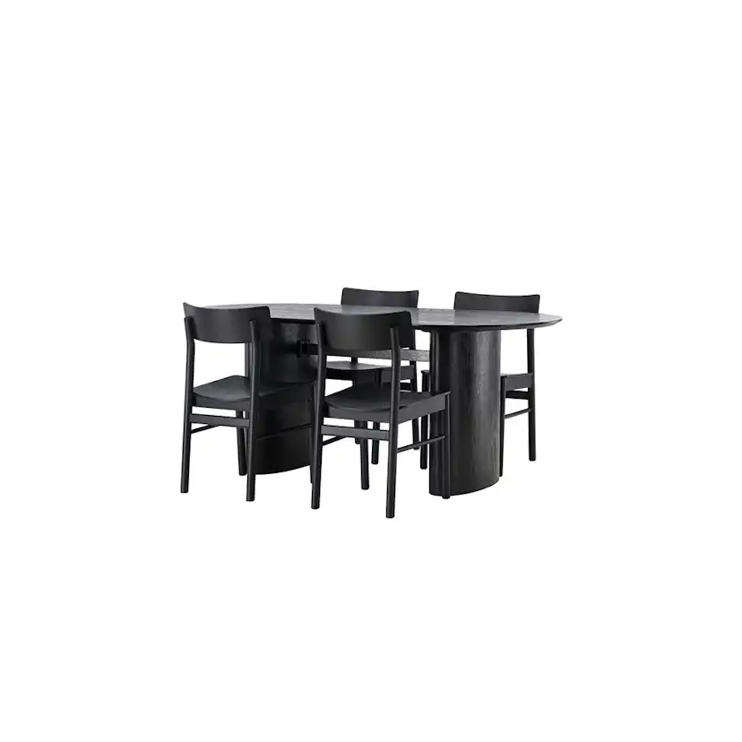 Matgrupp Venture Home Isolde med 4 st Montros stolar