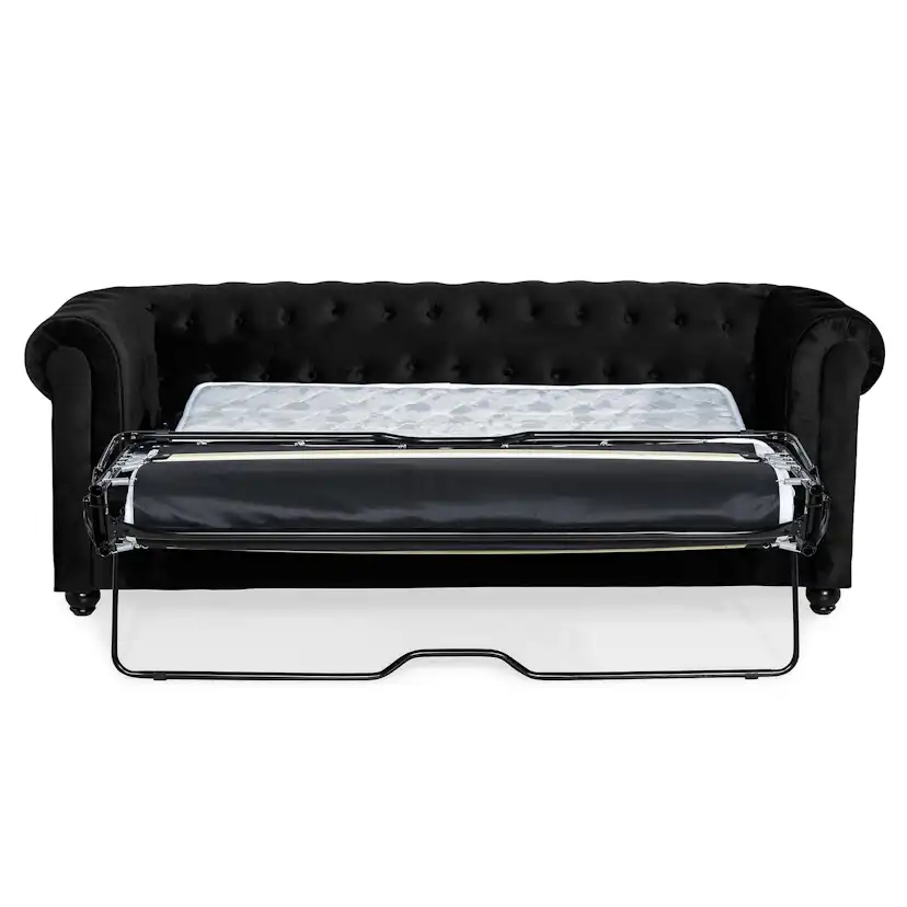 Bäddsoffa Manor House Chesterfield Lyx 3-sits Sammet