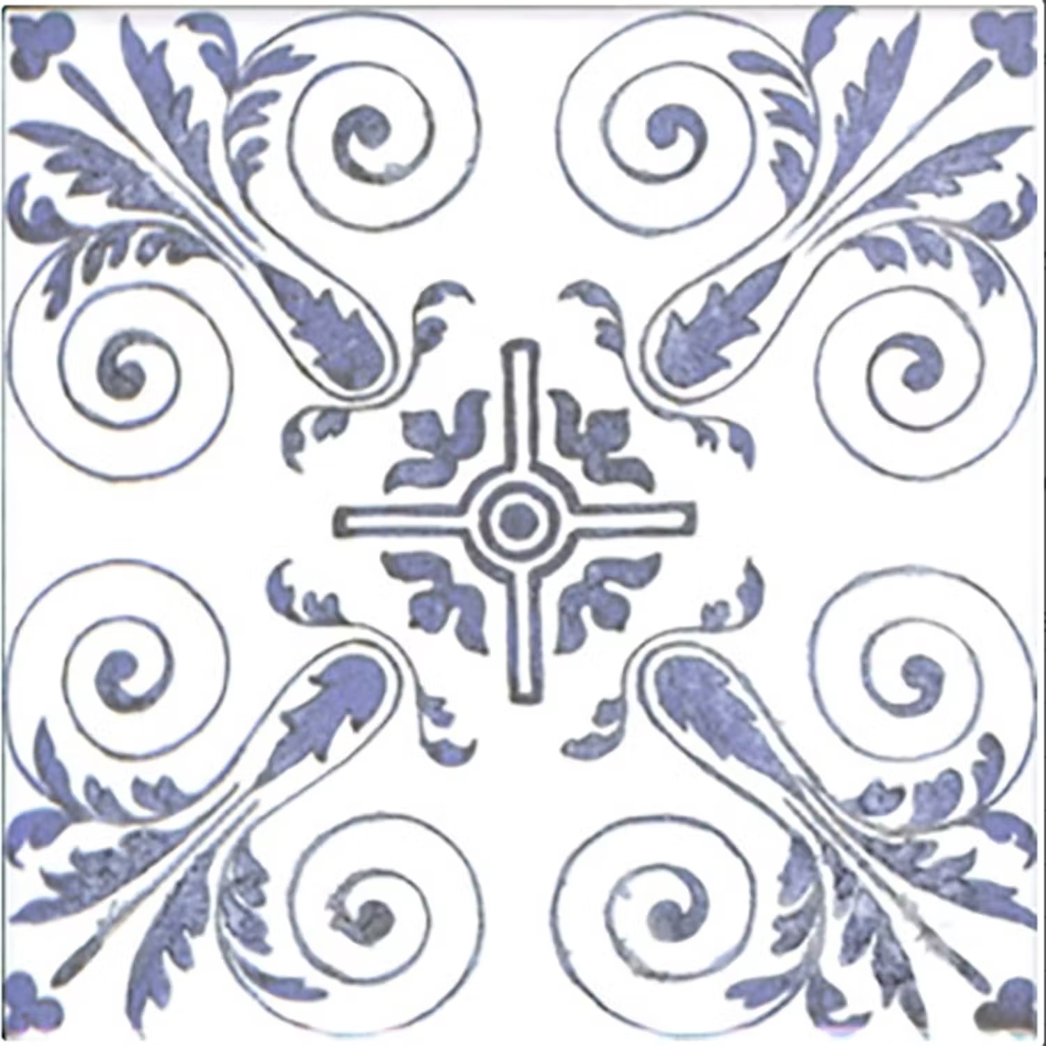 Kakeldekor Konradssons Oporto Blå Decormix 15x15 cm