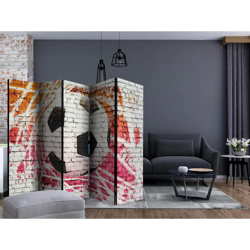 Rumsavdelare Skärmvägg Arkiio Street Football II 225x172 cm
