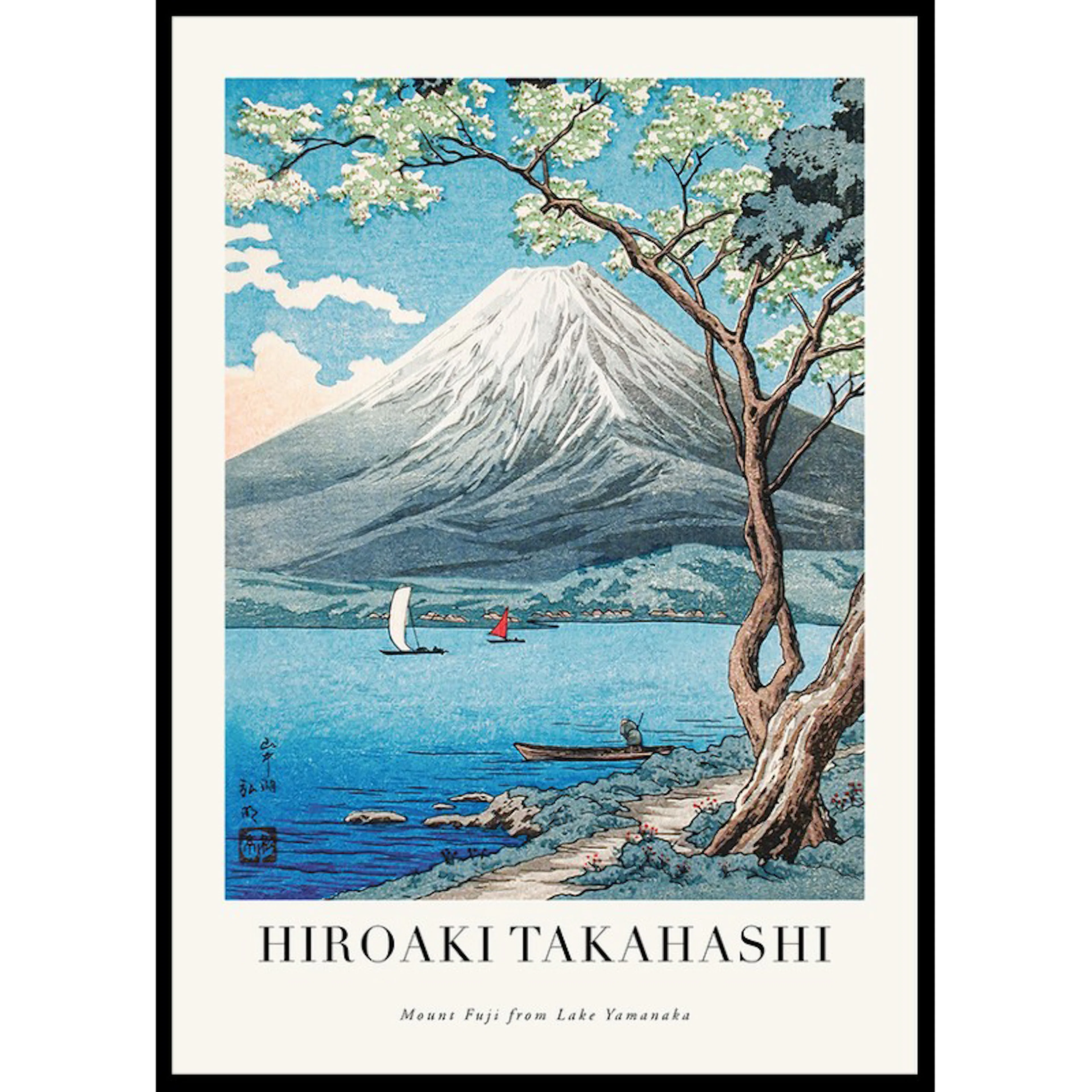 Mount Fuji From Lake Yamanaka By Hiroaki Takahashi 70x100 70x100 cm