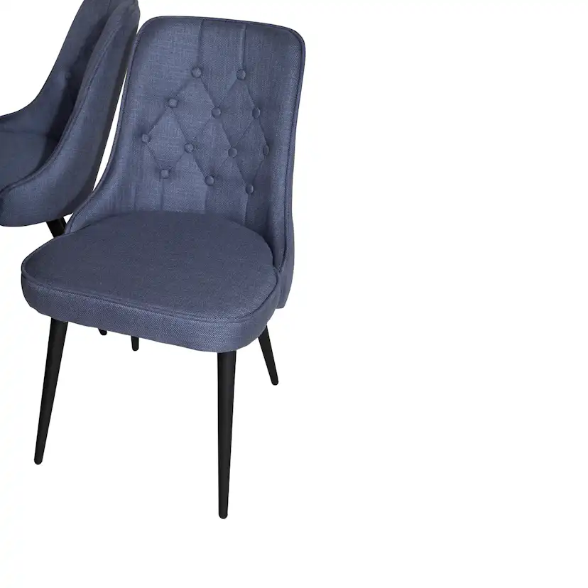 Matgrupp Venture Home Estelle 140 med 4 Vera Stolar PolyEstelletyg