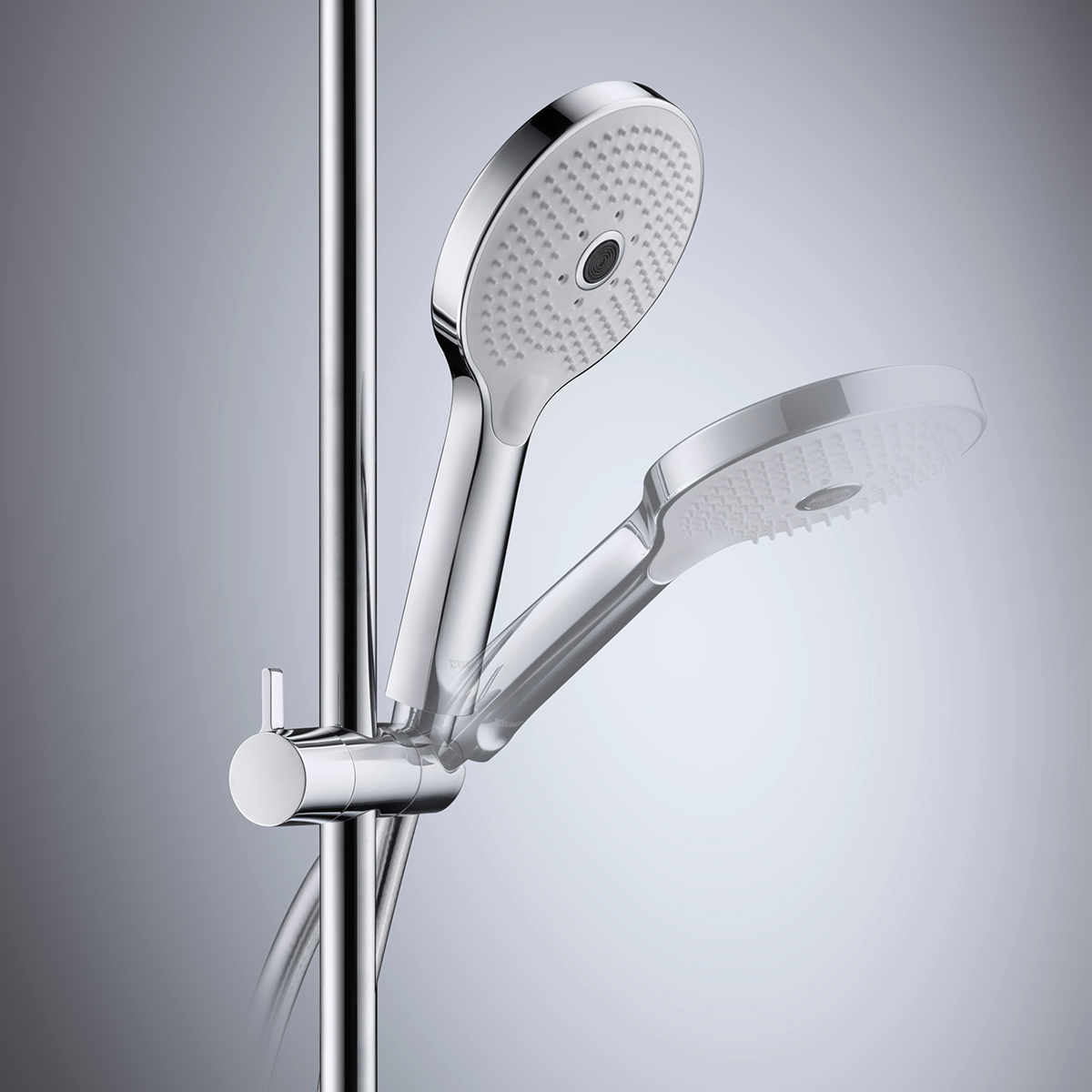 Takduschset Duravit C.1 med Engrepps Duscharmatur