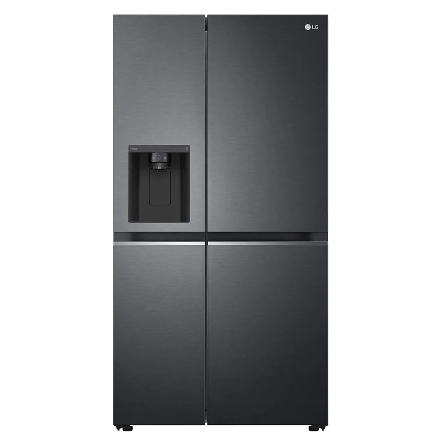 Side-by-Side LG GSLV70MCTM Black Steel