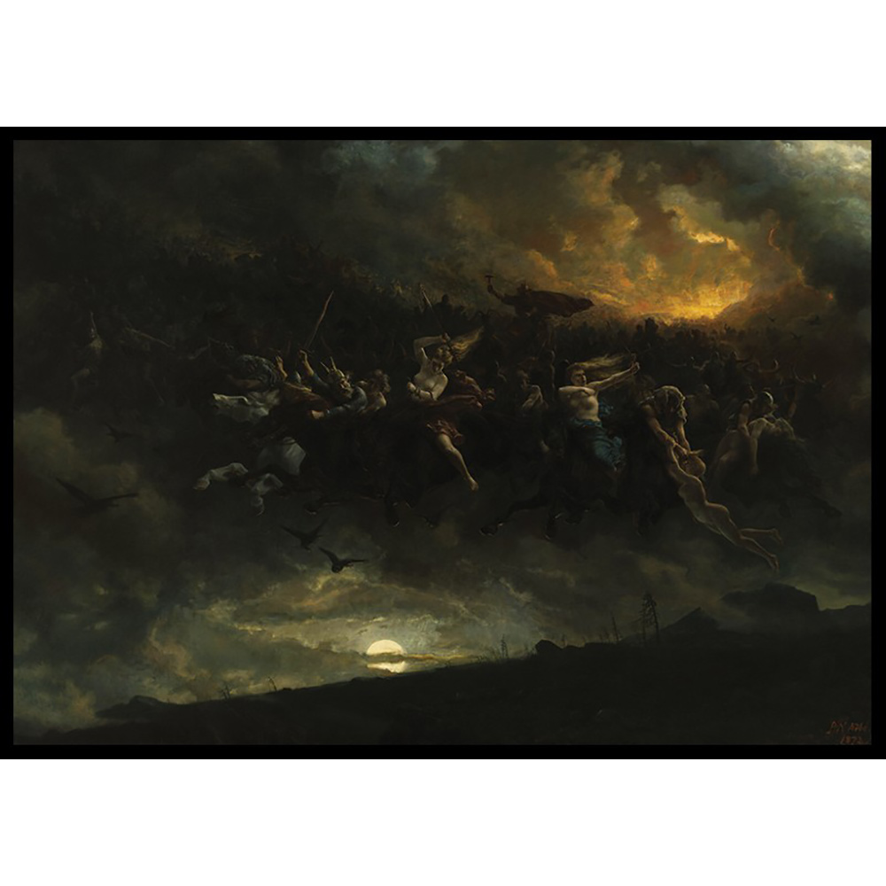 Poster Gallerix The Wild Hunt of Odin By Peter Nicolai Arbo