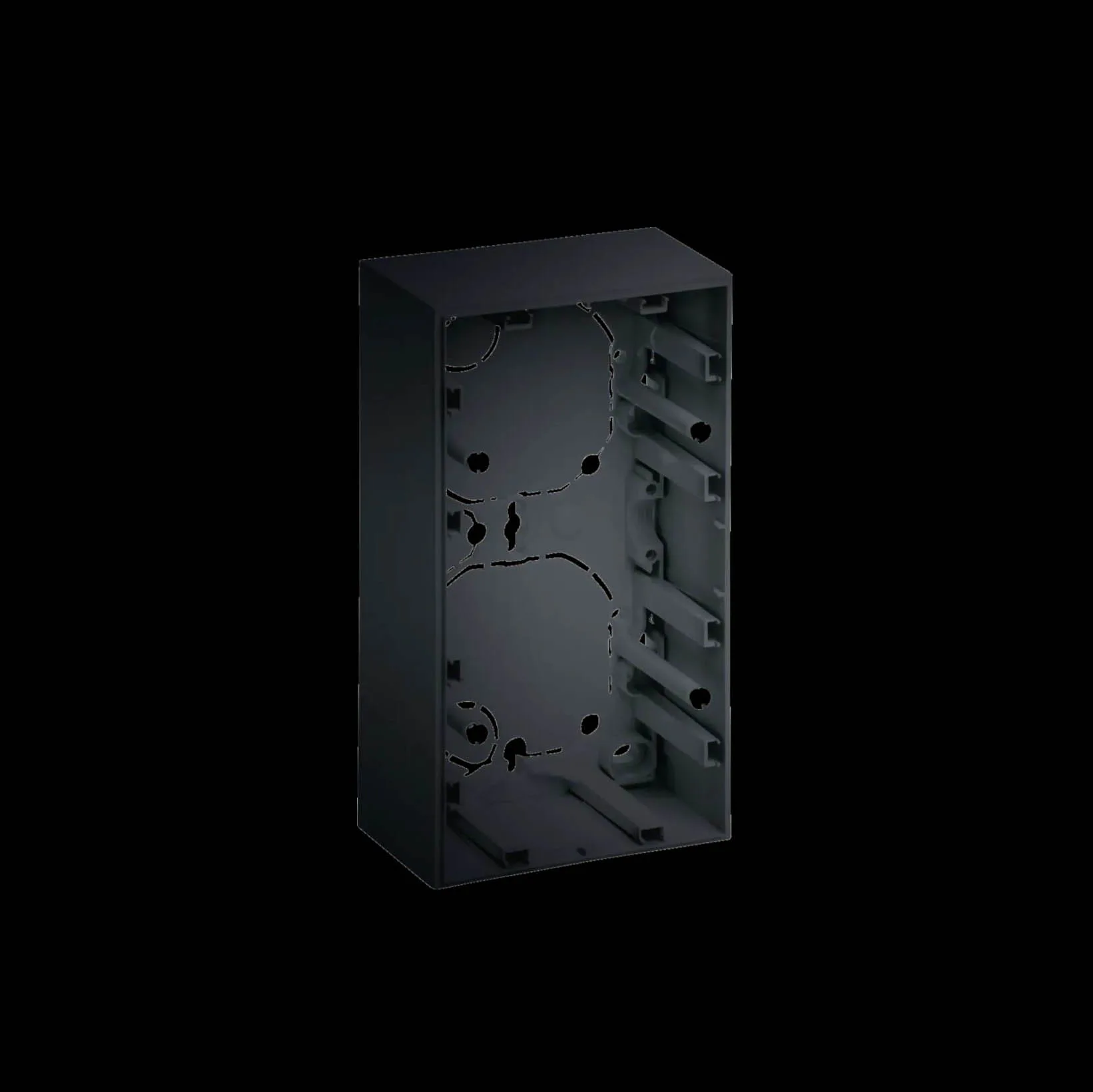 Förhöjningsram Hager 2-fack 45 mm S.1