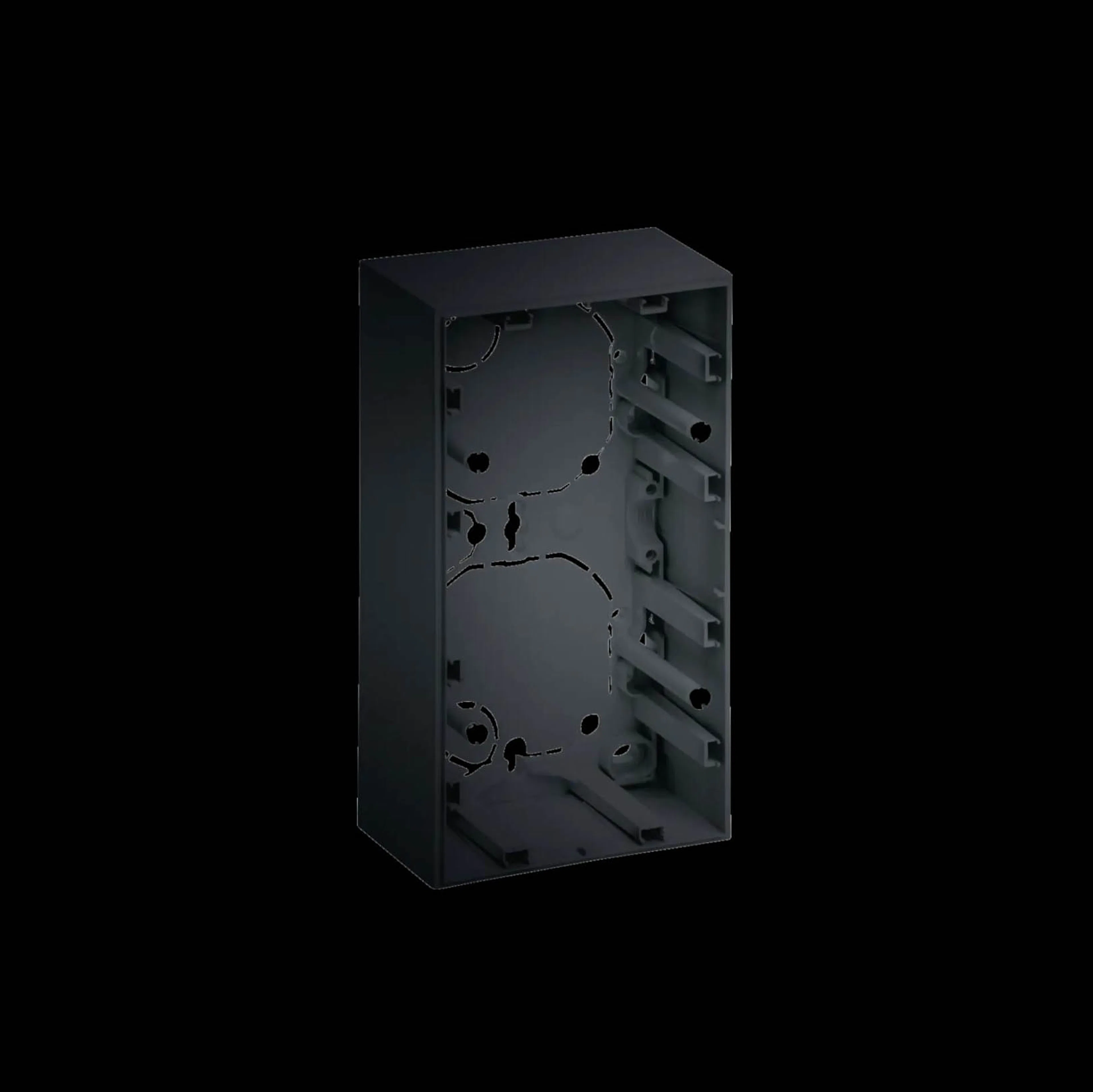 Förhöjningsram Hager 2-fack 45 mm S.1