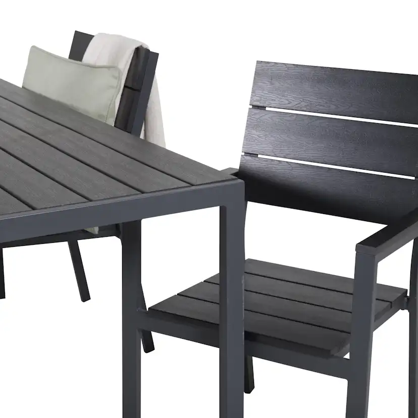Matgrupp Utomhus Venture Home Bront 150 med 4 Lova Trädgårdsstolar