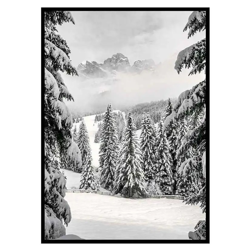 Poster Gallerix Between Spruces