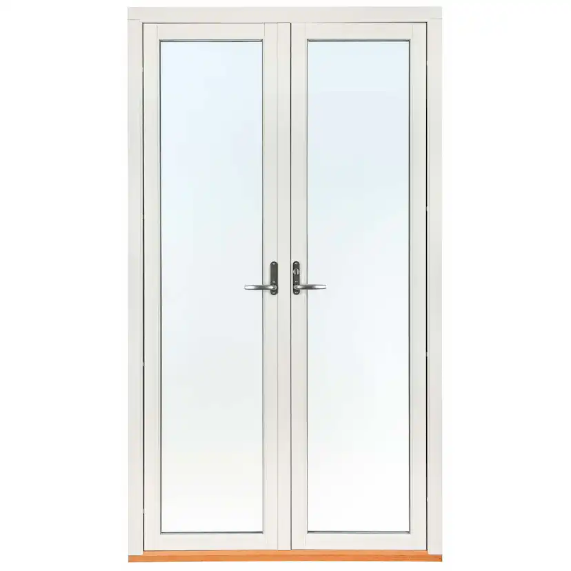 Parfönsterdörr Svenska Fönster Helglasad Aluminiumbeklätt Trä 3-Glas