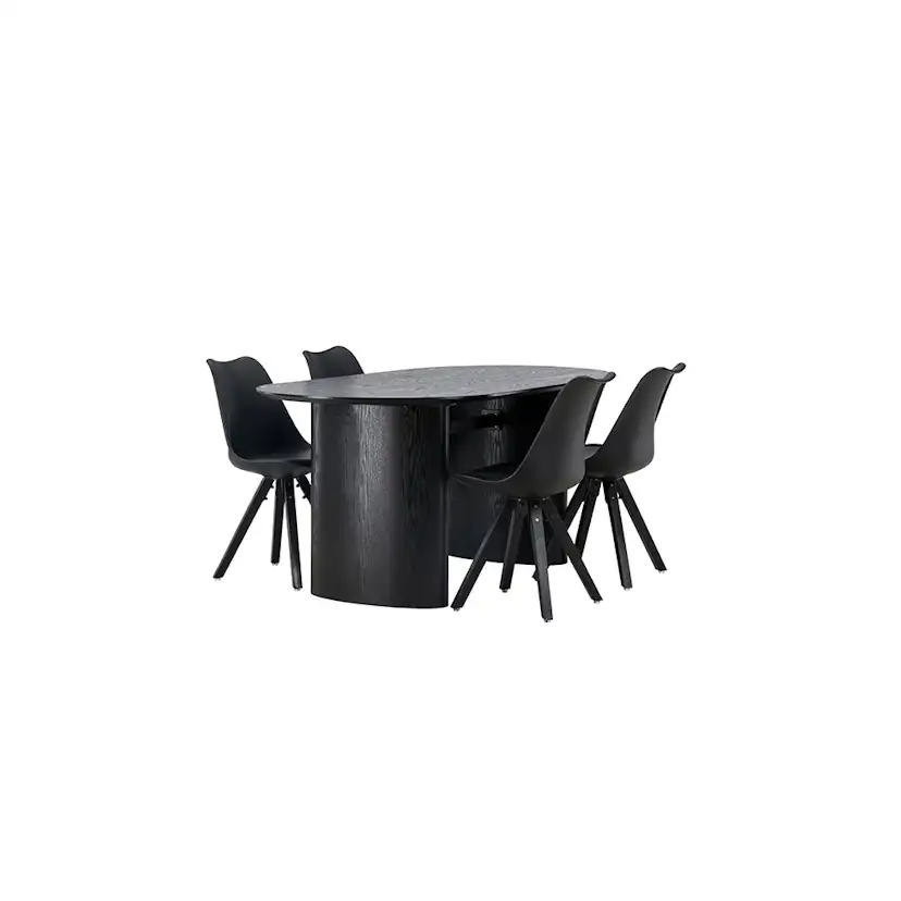 Matgrupp Venture Home Isolde med 4 st Zeno stolar