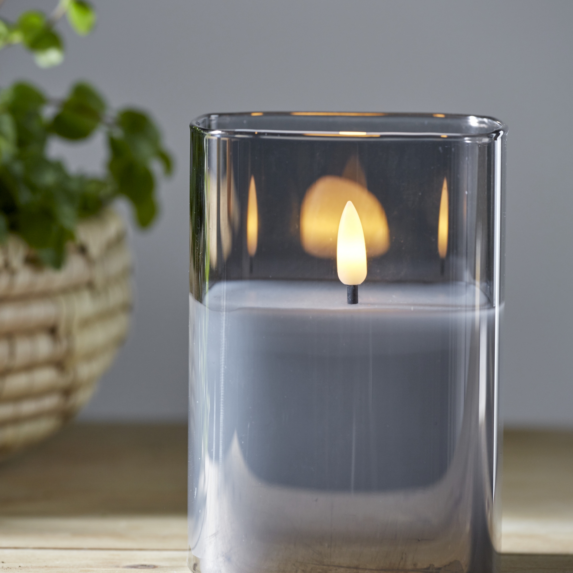 Blockljus Star Trading Flamme LED med Behållare