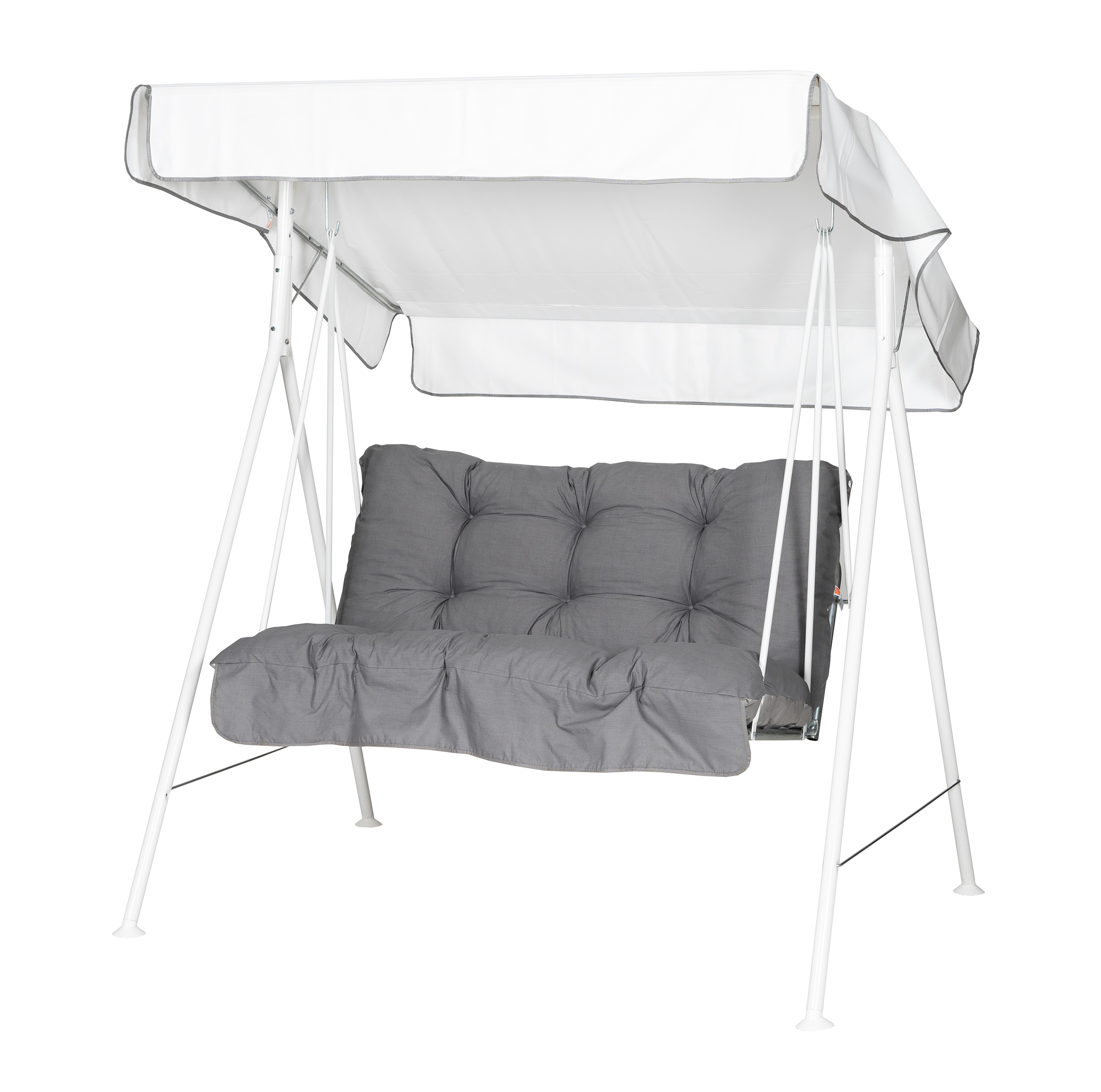 Duo 2- pers. hammock, 60B Vit/Mörkgrå