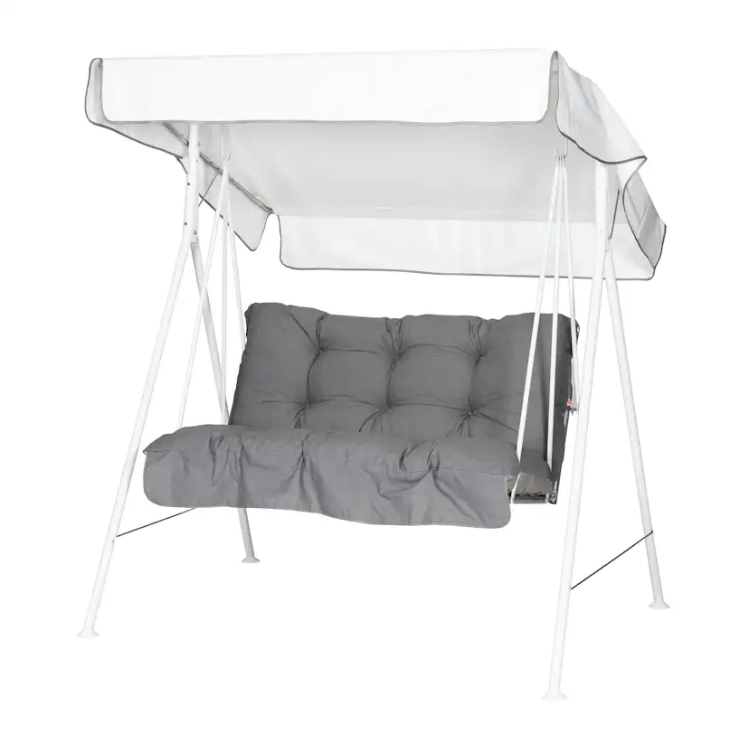 Duo 2- pers. hammock, 60B Vit/Mörkgrå