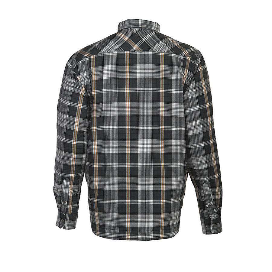 5157 Flanellskjorta quiltfodrad, M, Grå Storlek:M Grå